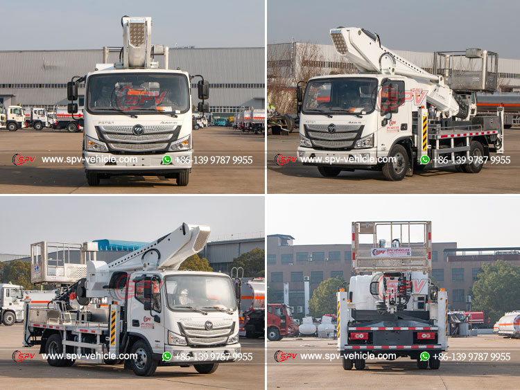 30M Aerial Platform Work Truck  FOTON - Different Sides